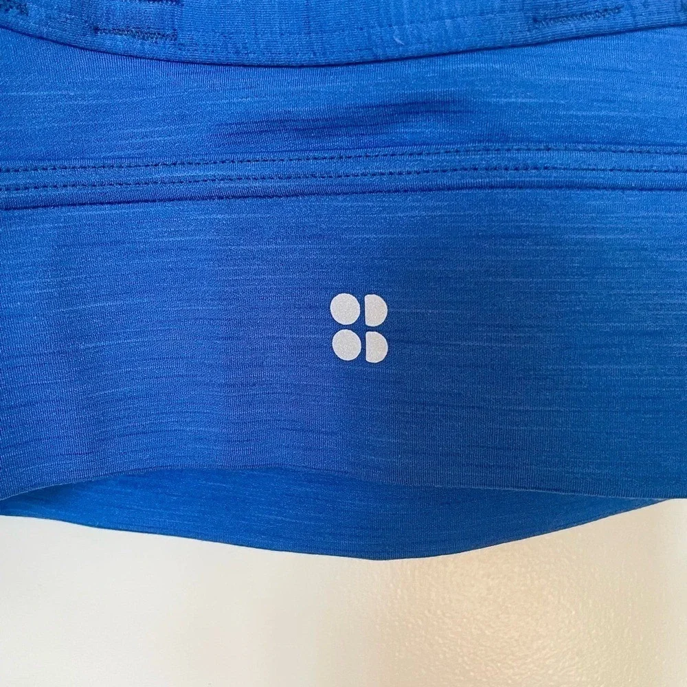 Sweaty Betty Yoga Bra Top Womens Size Small Blue Workout Pilates Running Sports